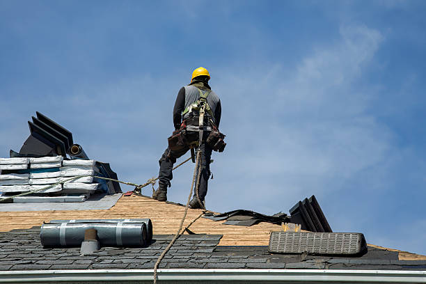 Professional Gutter Installation technician working in Laurys Station, PA